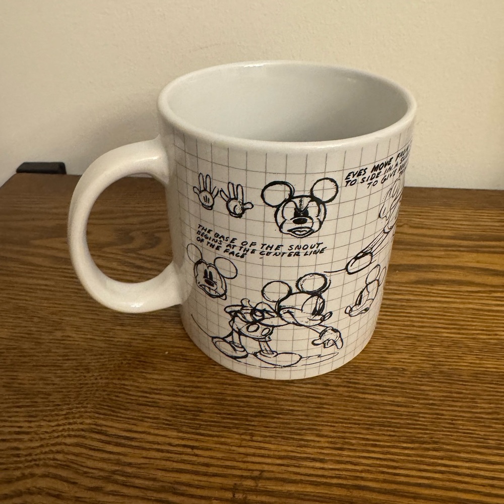 Disney Mickey Mouse Sketchbook Jumbo Mug - 20oz Grandmug - Don Towley Art GUC
